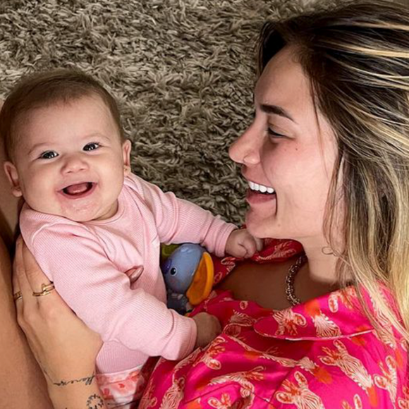 Maria Alice, filha de Virginia Fonseca e Zé Felipe, completa sete meses de vida hoje (30)!