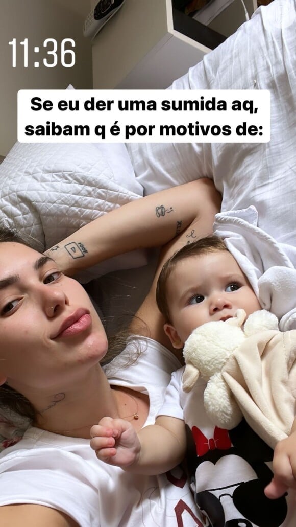 Virginia Fonseca compartilhou detalhes da rotina ao lado de Maria Alice nos sete meses da filha