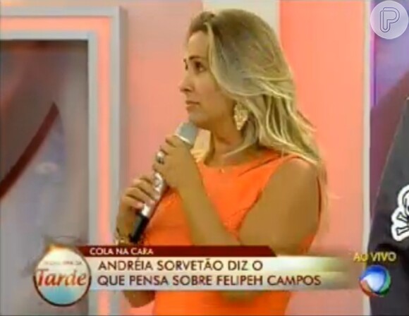 Andréia Sorvetão detonou Felipeh Campos: 'Felipe é ácido. Ele sentava no canto e pensava o que fazer para desestruturar alguém'