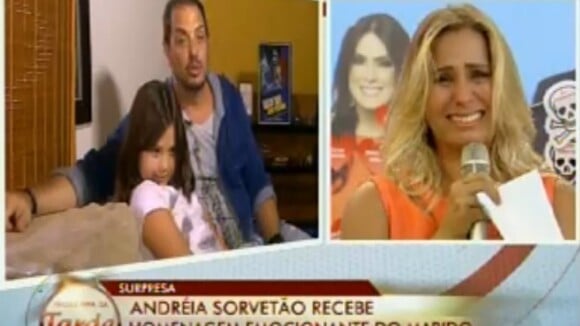 'A Fazenda 7': Andréia Sorvetão chora com homenagem da família: 'Maior prêmio'