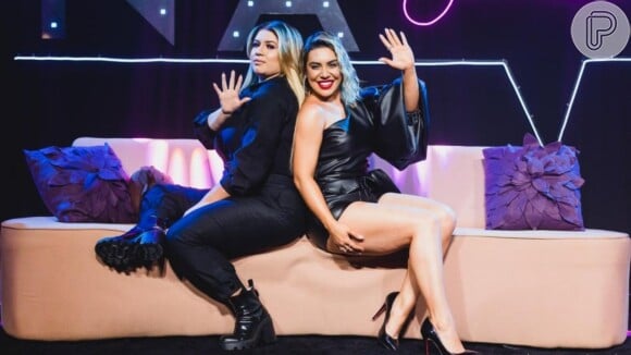 Naiara Azevedo e Marília Mendonça gravaram juntas a música '50 por Cento'