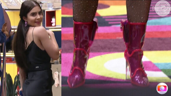 'BBB 22': botas de Jade Picon chamaram atenção no programa ao vivo