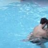 Lucas e Natália haviam ficado agarrados na piscina durante a tarde antes da festa do líder no 'BBB 22'