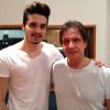 Luan Santana ensaia com Roberto Carlos para especial de fim de ano da TV Globo