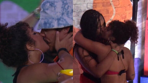 'BBB 22' tem 'rodízio' da Maria! Atriz 'passa o rodo' em festa e beija Eliezer e Linn da Quebrada