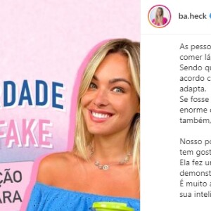 'BBB 22': Equipe de Bárbara Heck defendeu a modelo nas redes sociais