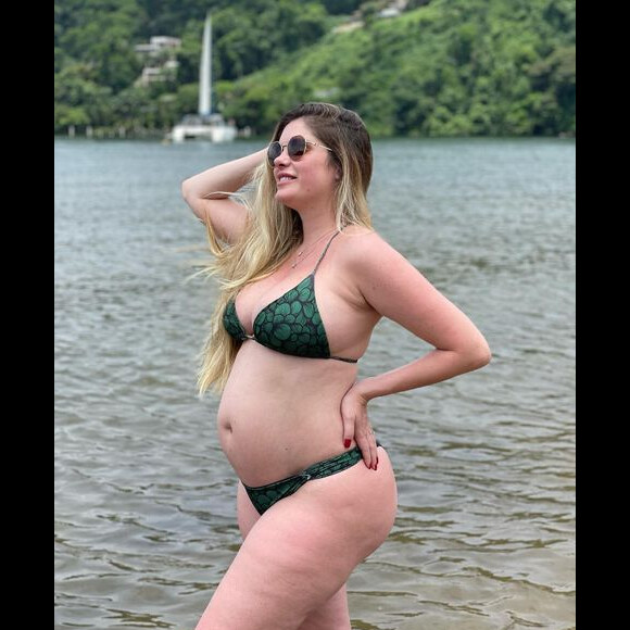 Bárbara Evans contou recentemente que chegou a ser chamada de gorda por um vizinho enquanto caminhava durante a gravidez