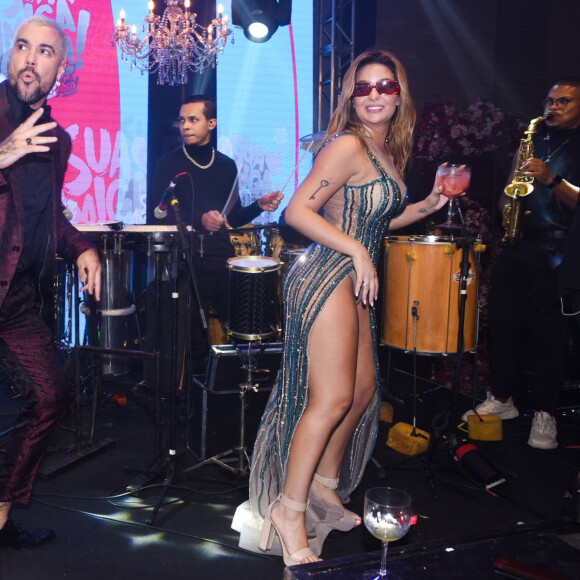 Viih Tube dançou no palco da festa de Lipe Ribeiro