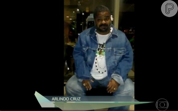 Arlindo Cruz também manda recado em apoio a Fábio Beça, do grupo Bom Gosto, no 'Encontro': 'Estou rezando'