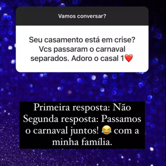 Ana Paula Siebert negou crise em casamento com Roberto Justus