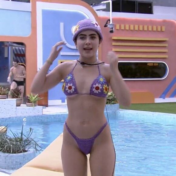 Jade Picon, após o 'BBB 22', soube do sucesso que o biquíni de crochê lilás fez ao redor do Brasil