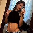 Grávida pela segunda vez, Virgínia Fonseca mostrou a barriga sarada em selfie no espelho