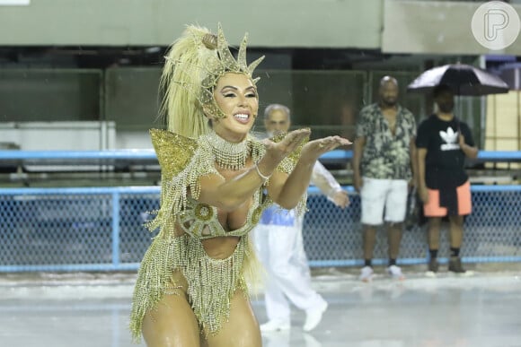 Andrea Andrade está de volta ao Carnaval após quatro anos e desfila como musa da Vila Isabel