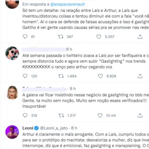 Internautas se dividem na briga de Laís e Arthur Aguiar