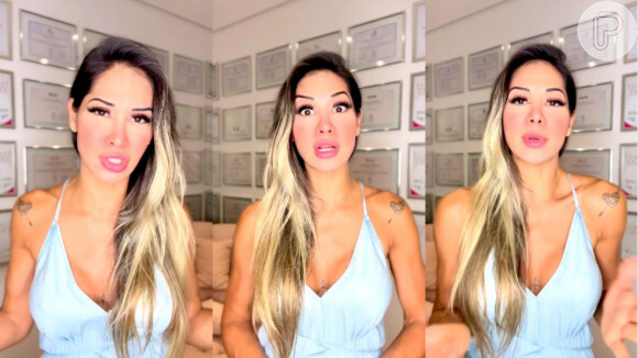 Maíra Cardi, mulher de Arthur Aguiar, toca em assuntos delicados no áudio vazado, já que cita o vídeo gravado para as redes sociais