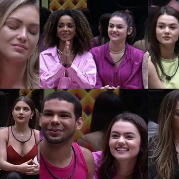 BBB 22: Eslovênia estava do lado de Bárbara, Brunna Gonçalves, Jade Picon, Larissa, Vyni e Laís no momento da eliminação