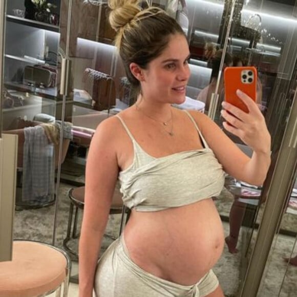 Bárbara Evans chegou a começar uma dieta durante a gravidez depois que percebeu que havia engordado muito