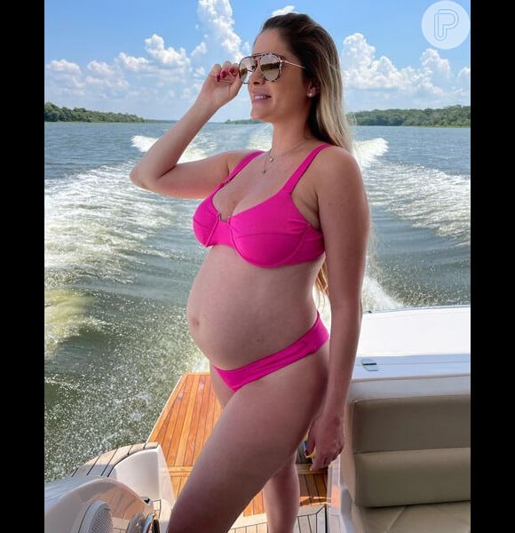 Bárbara Evans chegou a ser chamada de gorda por um vizinho depois que engravidou