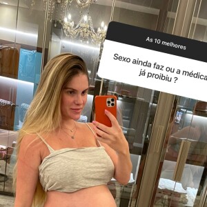 Bárbara Evans explicou que teve queda de libido durante a gravidez, o que dificultou o sexo