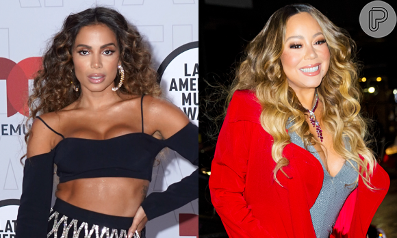Anitta já declarou publicamente inúmeras vezes que Mariah Carey é a principal inspiração musical