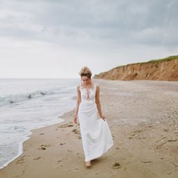 Look de noiva para casamento na praia