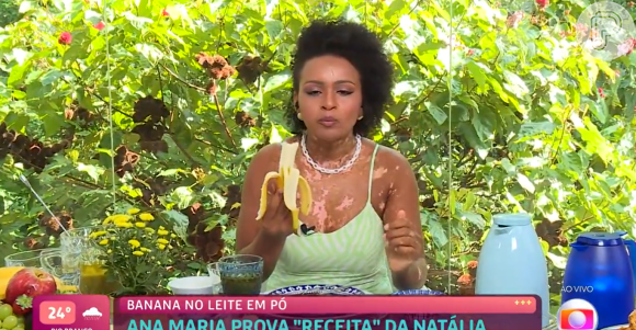 'BBB 22': Natália gerou polêmica na casa por mergulhar banana em pote de leite em pó, morder a fruta e tornar a mergulhá-la no mesmo leite em pó