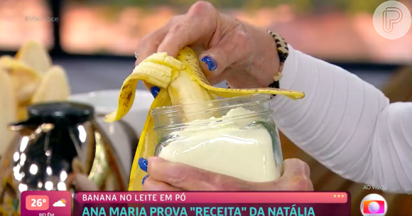 'BBB 22': Natália, eliminada com mais de 80% dos votos, convenceu Ana Maria a provar banana com leite em pó
