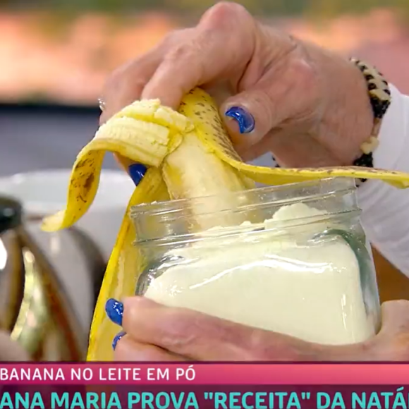 'BBB 22': Natália, eliminada com mais de 80% dos votos, convenceu Ana Maria a provar banana com leite em pó