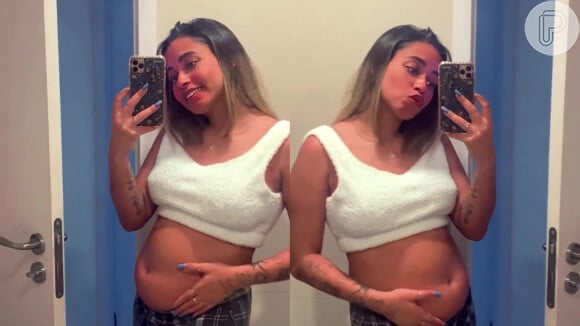 MC Loma tem compartilhado alguns momentos da gravidez nas redes sociais