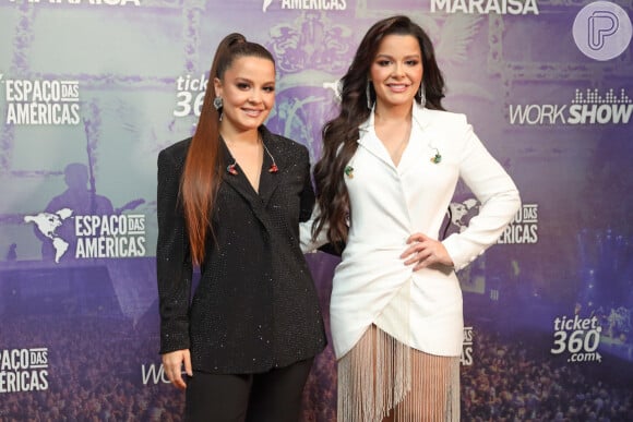 Maiara e Maraisa se apresentaram no Espaço das América, em São Paulo