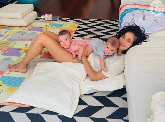 Nanda Costa não esconde o lado real de ser mãe