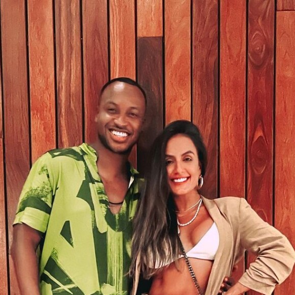 Thiaguinho sobre Carol Peixinho: 'Você ilumina onde passa! E hoje é uma honra ter sua luz iluminando minha vida!'