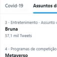 Bruna Marquezine e Maira Cardi foram parar entre os assuntos mais comentados do Twitter