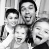 Daniel Bueno tem três filhos, Luke, Marina e Angelina