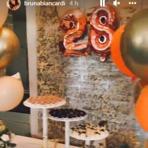 Bruna Biancardi mostrou alguns detalhes de seu aniversário de 28 anos