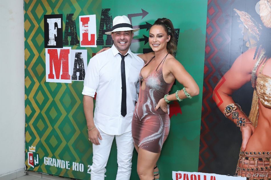 Paolla Oliveira e Diogo Nogueira foram apresentados um ao outro por Mumuzinho