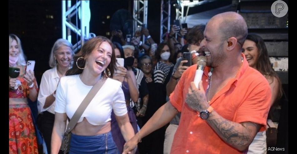 Paolla Oliveira e Diogo Nogueira já se mostraram ansiosos para o próximo Carnaval
