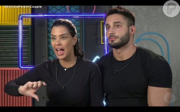'Power Couple Brasil 6': Ivy Moraes e Fernando lamentaram não ser possível namorar na sala