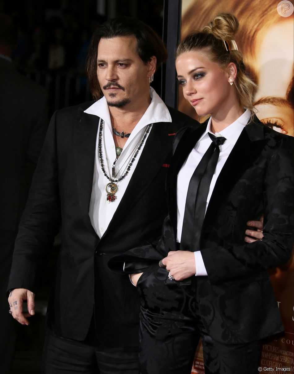 Johnny Depp e Amber Heard se casaram em 2015