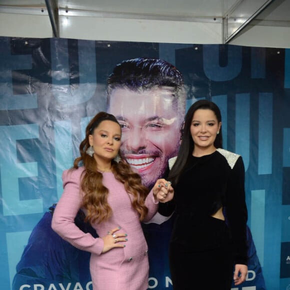 Encontro de Maiara, Fernando Zor e o Padre Luiz Henrique aconteceu no dia da gravação do DVD de Murilo Huff, que a cantora participou com Maraisa