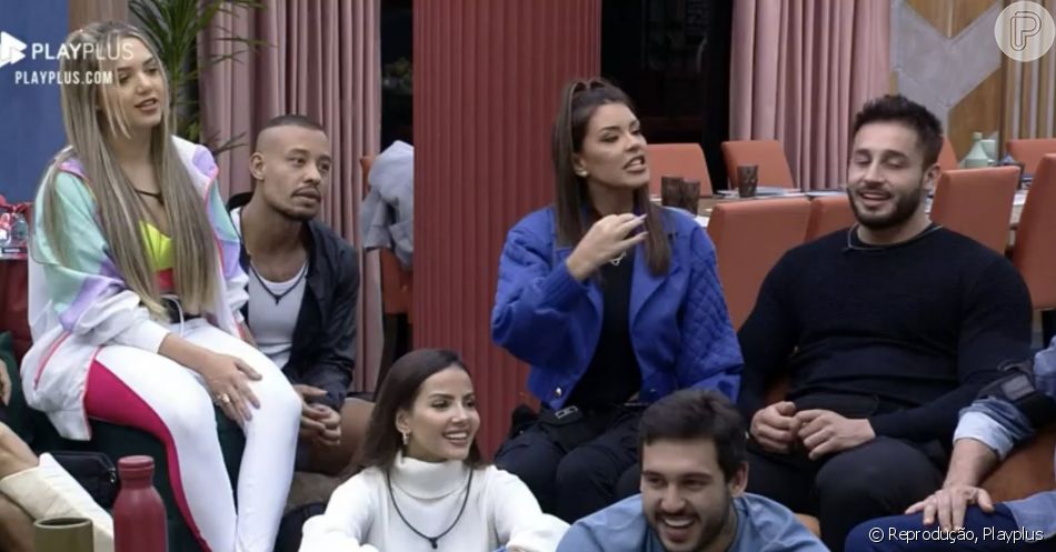 'Power Couple 2022': Ivy e Fernando caem na risada junto com os outros casais após Galisteu brincar com meme