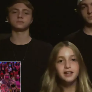 Angélica se emociona com recado dos filhos na TV