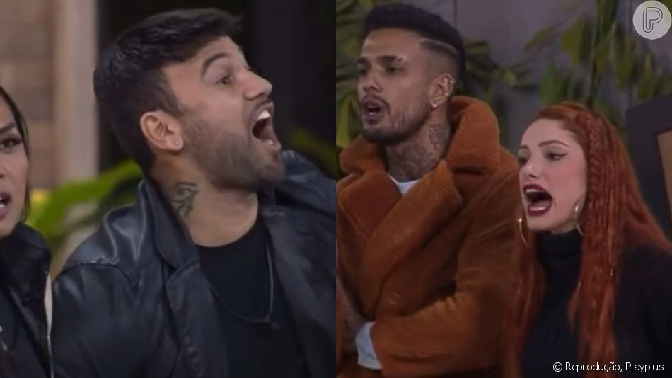 'Power Couple 2022': briga entre Hadson e Matheus Sampaio por causa de Brenda quase rende agressão