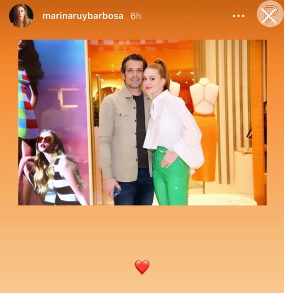 Marina Ruy Barbosa foi vista circulando durante uma semana sem o namorado