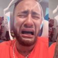 Neymar postou um vídeo com o filtro de choro e disse que estava 'muito feliz' por Bruna Biancardi ter chegado