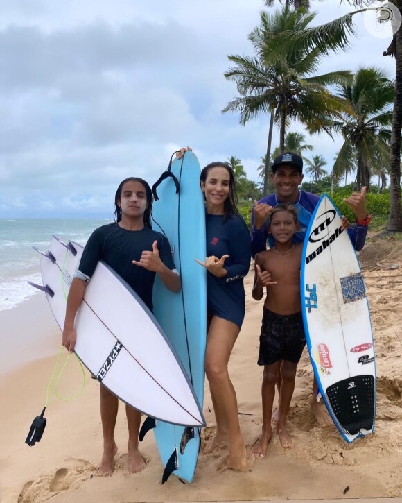 Marcelo costuma surfar com Ivete Sangalo