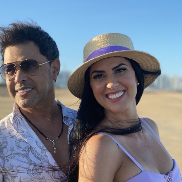 Na própria vida pessoal, as expectativas de Zezé Di Camargo são as melhores possíveis em relação à gravidez da noiva, Graciele Lacerda