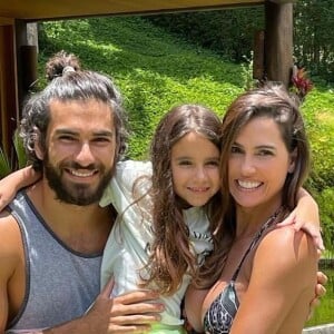 Deborah Secco e Hugo Moura são pais de Maria Flor, de 6 anos