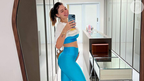Virgínia Fonseca mostrou sua barriga de gravidez mexendo