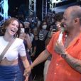 Beijo de Paolla Oliveira e Diogo Nogueira levou o público à loucura